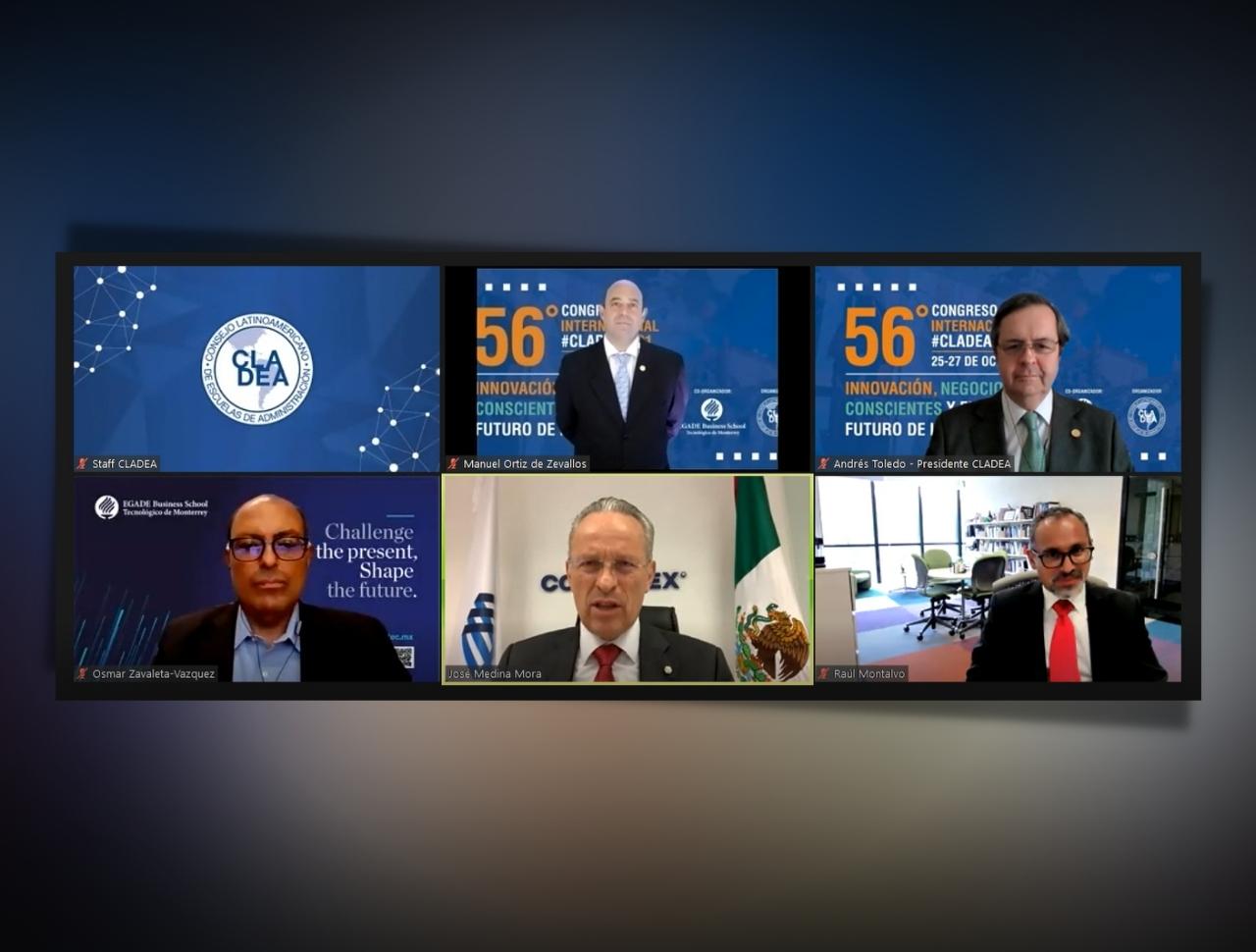 Responder con innovación, reto para la recuperación económica: Medina Mora
