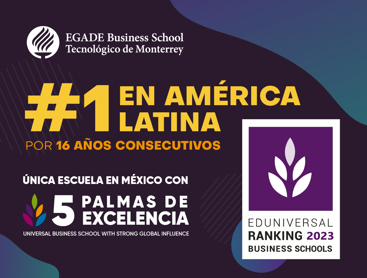 EGADE leads Eduniversal Business Schools Ranking in Latin America for 16 consecutive years