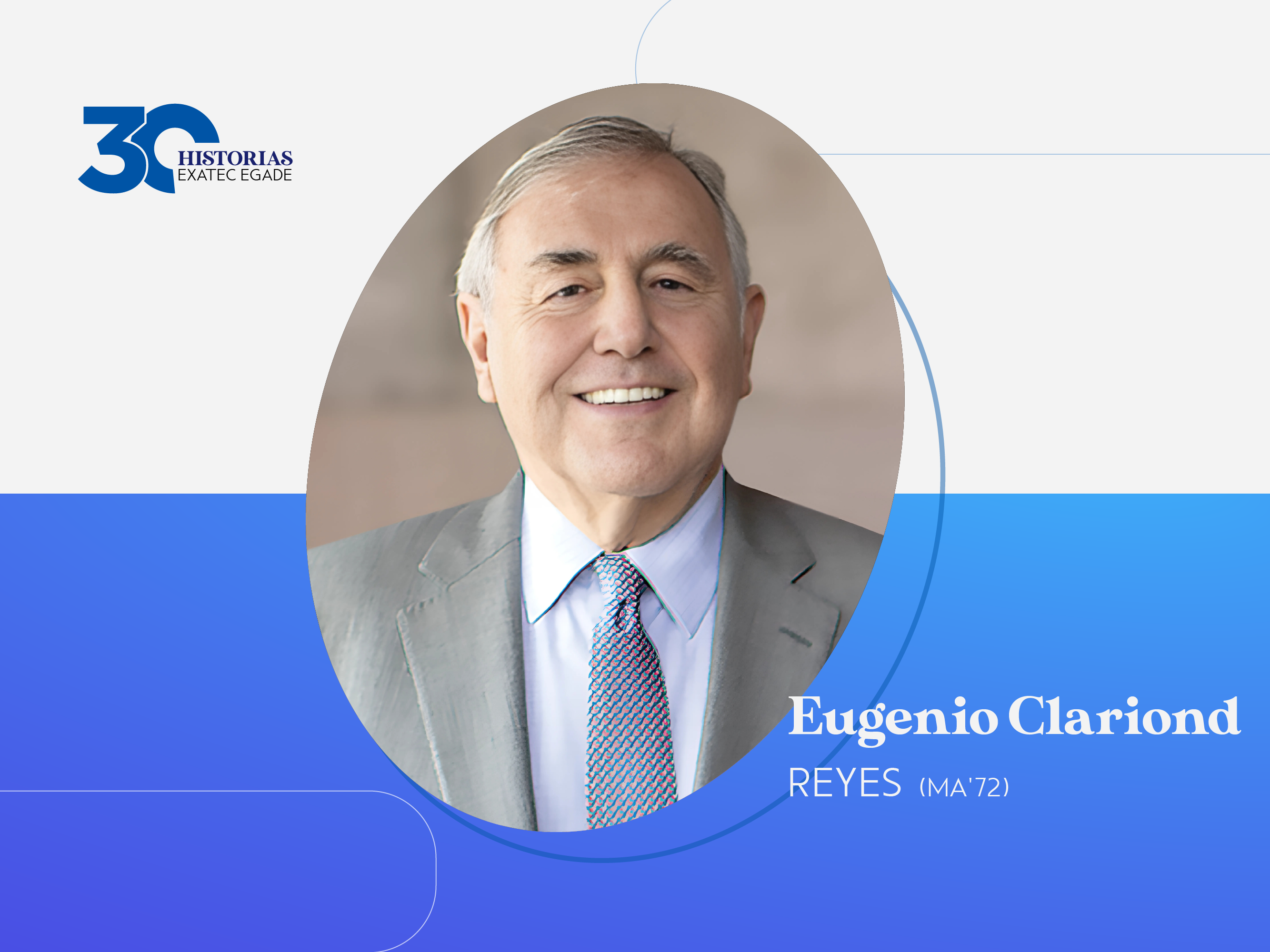 30 EXATEC EGADE: Eugenio Clariond Reyes Retana (MA'72)