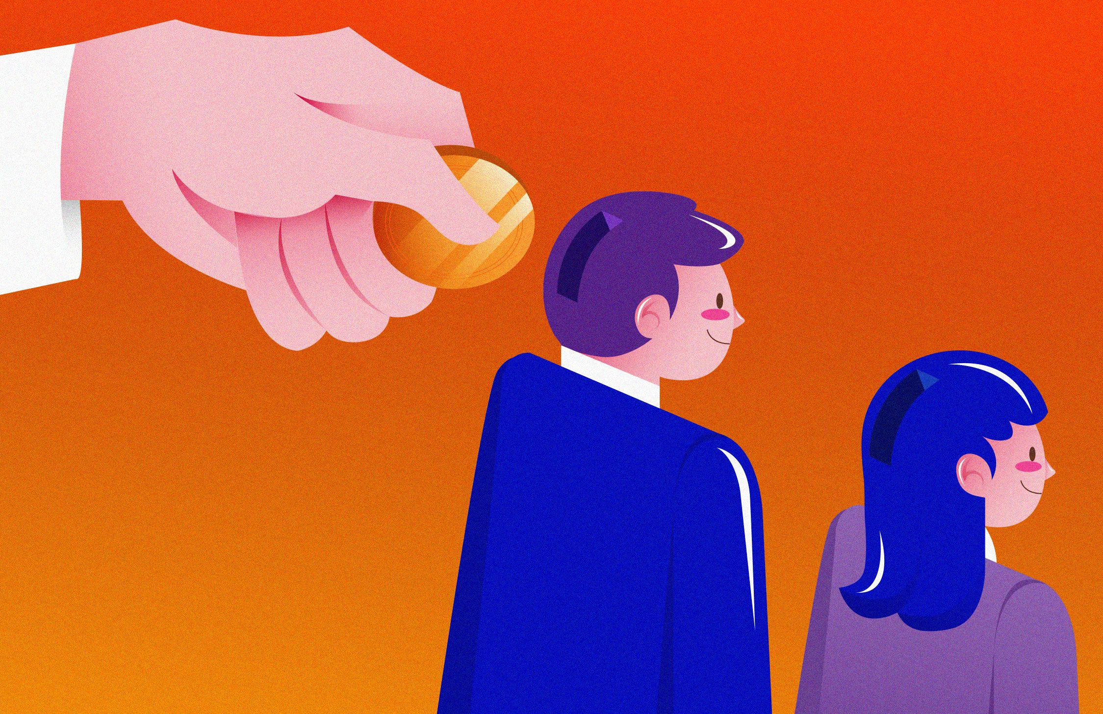 Gender Bias in Microcredit Allocation